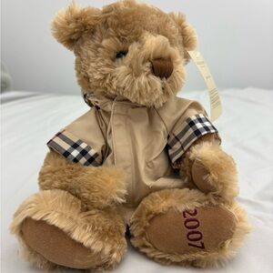 Burberry Fragrances Teddy Plush Nova Check Rain Jacket 2007 Toy
